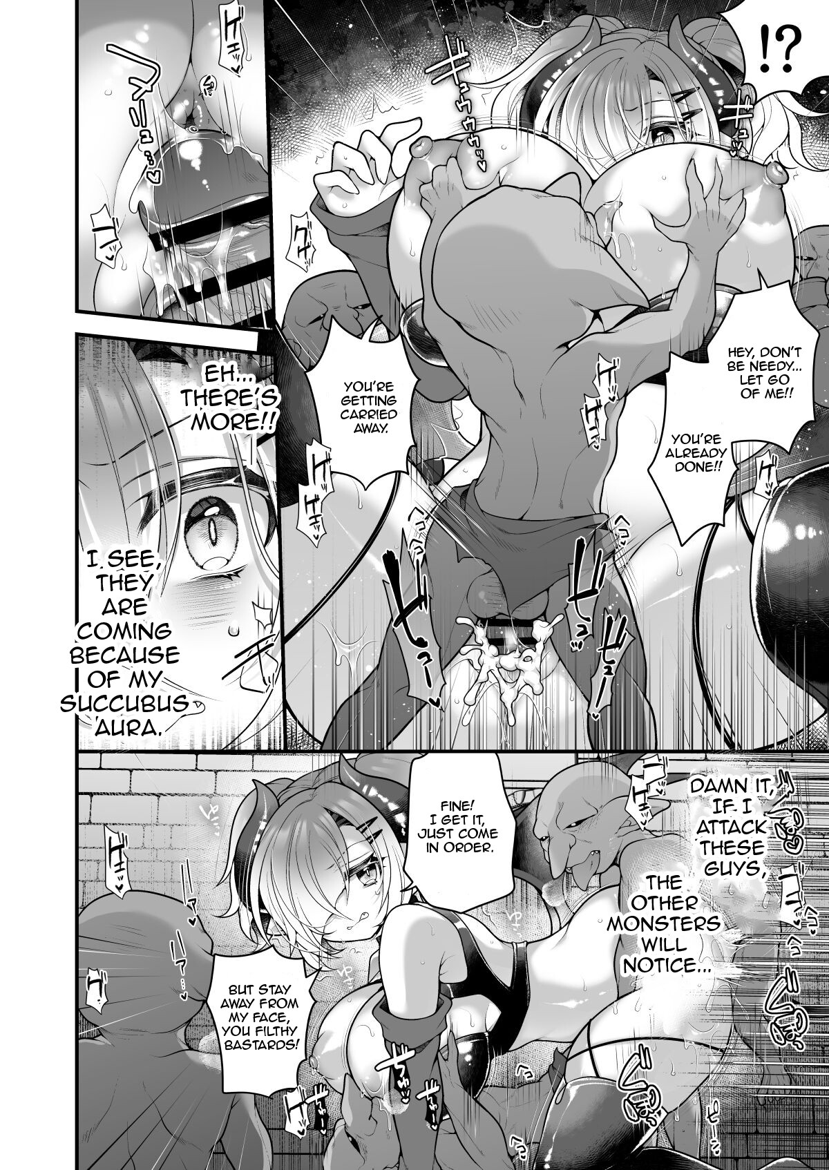Hentai Manga Comic-I, an Adventurer ran out of food in the dungeon, so I turned into a Succubus.-Read-14